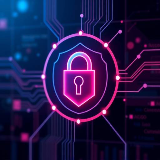 Graphic representing secure data transfer